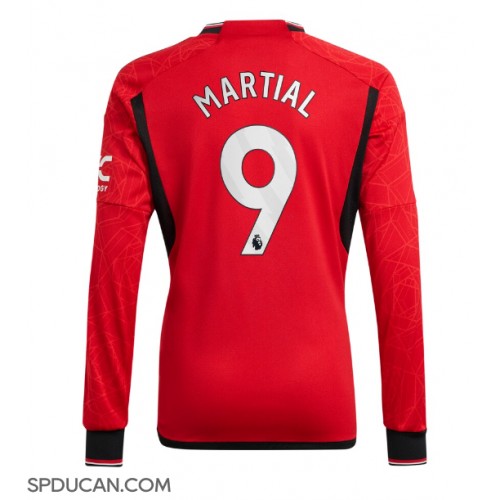 Muški Nogometni Dres Manchester United Anthony Martial #9 Domaci 2023-24 Dugi Rukav